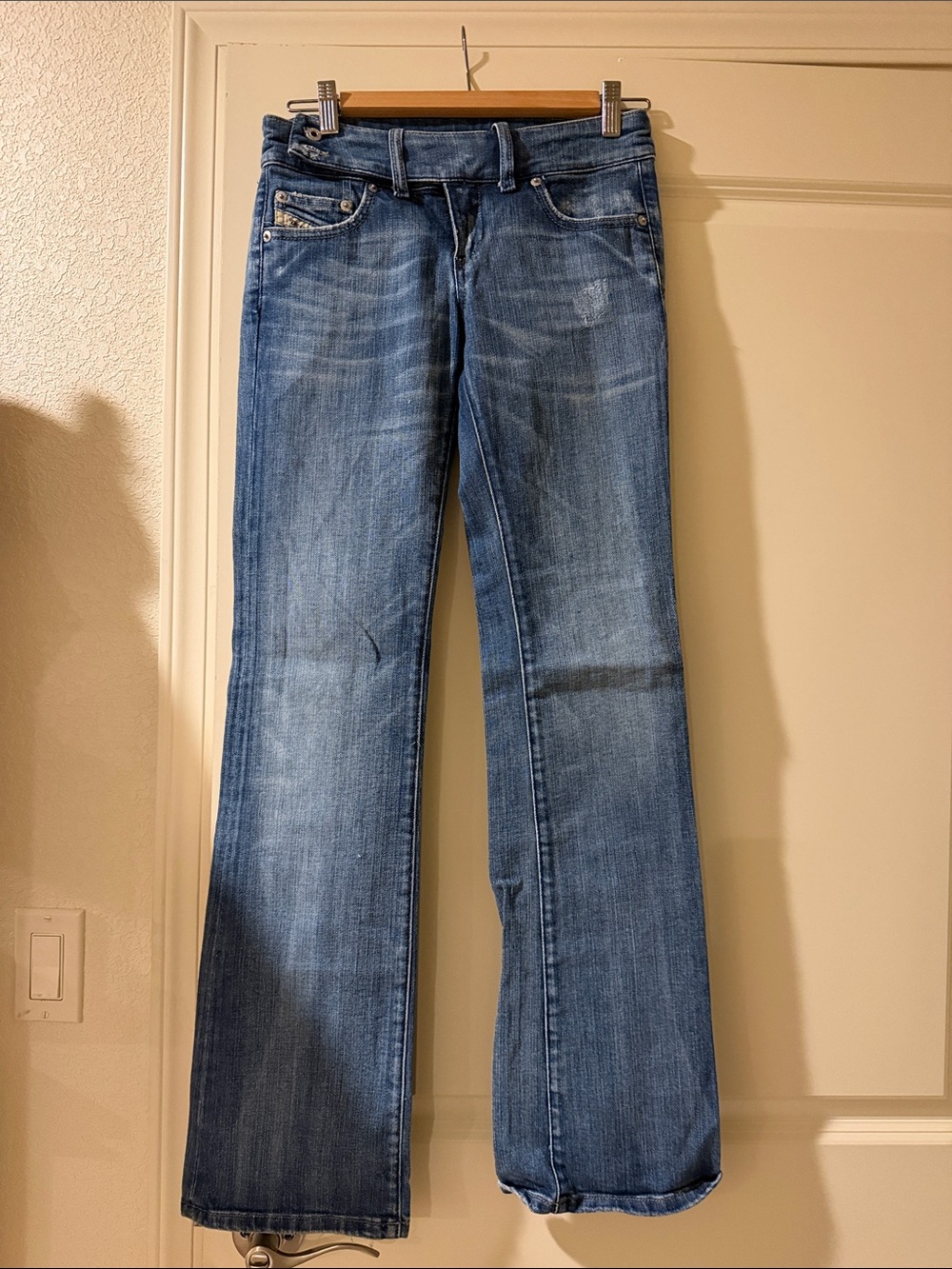 Diesel Women's Medium Blue Flare Jeans